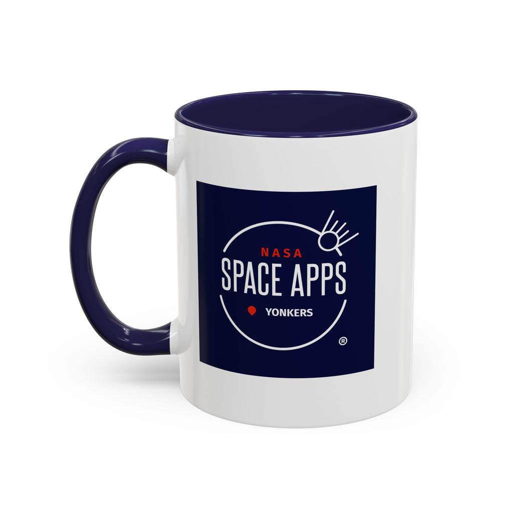 NASA Space Apps Accent Coffee Mug | 11oz & 15oz | Perfect Gift for Space Lovers, Programmers, Programmers, Space Events, & More!
